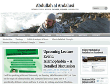 Tablet Screenshot of abdullahalandalusi.com